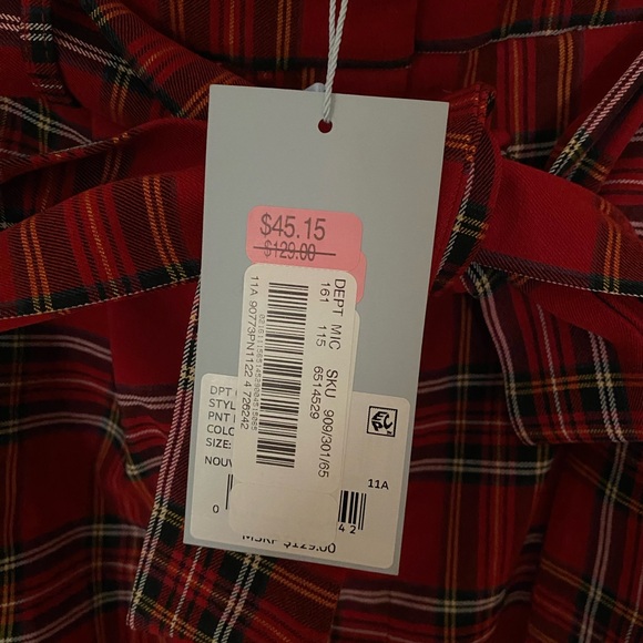 Antonio Melani Plaid Trousers - Picture 2 of 6